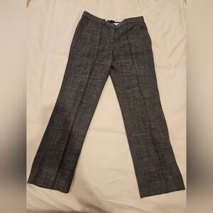 Theory Hartsdale Arnett Wool Charcoal Gray Pants With Lining In Womens Size 0.